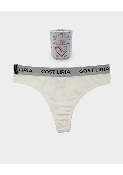 Gost Liria İvory Kadın String Külot Ekru Ekru
