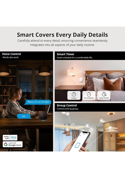 Sonoff Zigbee Mini Akıllı Anahtar, Işık Anahtarı, 2 Yollu Kontrol, Alexa, Google Home Ve Sonoff Hub İle Uyumlu, Zig Diğer Sonoff Zigbee Mini Akıllı Anahtar, Işık Anahtarı, 2 Yollu Kontrol, Alexa, Google Home Ve Sonoff Hub İle Uyumlu, Zig Diğer