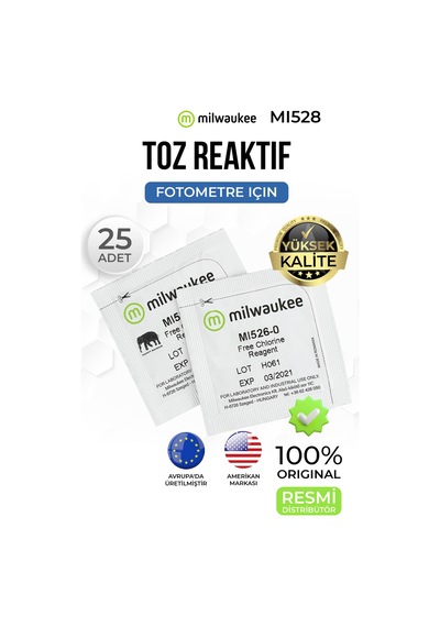 Milwaukee Mı528-25 Demir Reaktif Tozu 6 G Su Test Reaktifi
