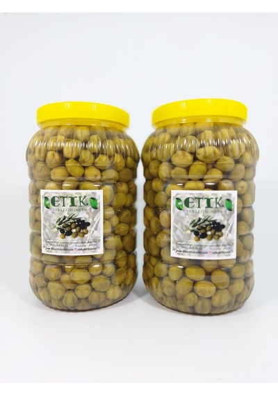 Etik Yerli Ürünler İzmir Çili Cinsi Kırma Tatlanmış Zeytin 2 x 3 KG