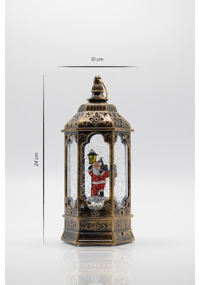 Waldern Premium Collection Dekoratif Işıklı Yılbaşı Süs Fener 24 Cm