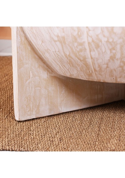 Etsuko El Yapımı Teak Wood Coffee Table Sehpa 90x42 Cm Beyaz Etsuko El Yapımı Teak Wood Coffee Table Sehpa 90x42 Cm Beyaz