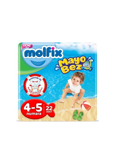 Molfix Mayo Bebek Bezi 4-5 Numara 22 Adet