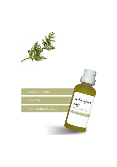 Sabunal Sedir Ağacı Yağı 50 ML - Yoga - Meditasyon ve Aromaterapi Yağı