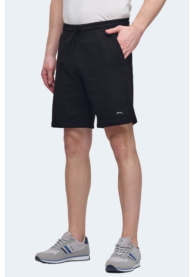 Slazenger Vardah 2 Li Set Erkek Cepli Şort Siyah - Koyu Gri