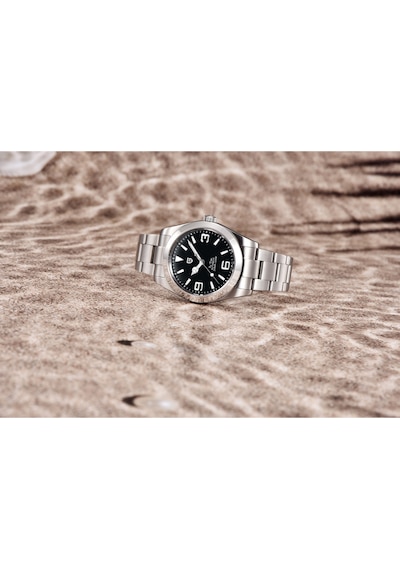 Pd-1692 Air King Erkek 39mm 200m Su Geçirmez Nh35 Otomatik Mekanik Saat Safir Kristal Işıklı İş Saat Gümüş