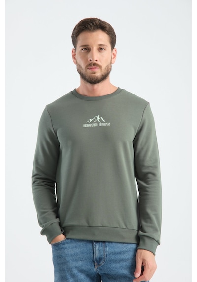 Shooter Sportwear Ribey Tekstil İth.ihr.san.tic.ltd.şti Erkek Üç İplik Sweatshirt Şardonsuz Pamuklu Regular Fit Bisiklet Yaka Spor Sweat Haki Shooter Sportwear Ribey Tekstil İth.ihr.san.tic.ltd.şti Erkek Üç İplik Sweatshirt Şardonsuz Pamuklu Regular Fit Bisiklet Yaka Spor Sweat Haki