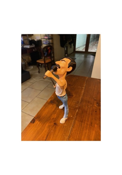 Freddie Mercury Figür 20cm-3d Baskı-kolleksiyonluk Biblo