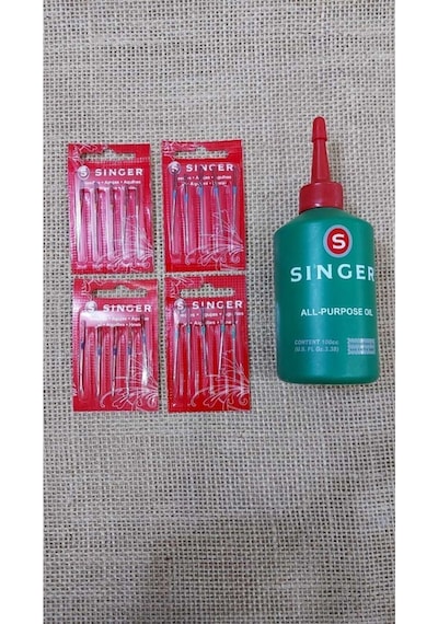 Sınger 9,11,14,16 Numara Dikiş Iğnesi Ve Makina Yağı