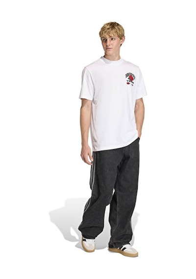 Adidas Gfx T Erkek Günlük Tişört Kd0481 Beyaz Beyaz