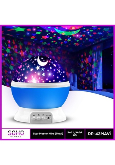 Star Master Gece Lambası Dönerli