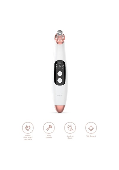 Polosmart Psr101 Siyah Nokta Temizleme Cihazı 6 Başlıklı 3 Kademeli Vakumlu Cilt Temizleme Aleti