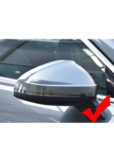 Audi A4 B9 8w S4 Rs4 A5 B9 - B9 Fl S5 Rs5 2017-2023 Batman Yarasa Ayna Kapağı Piona Black