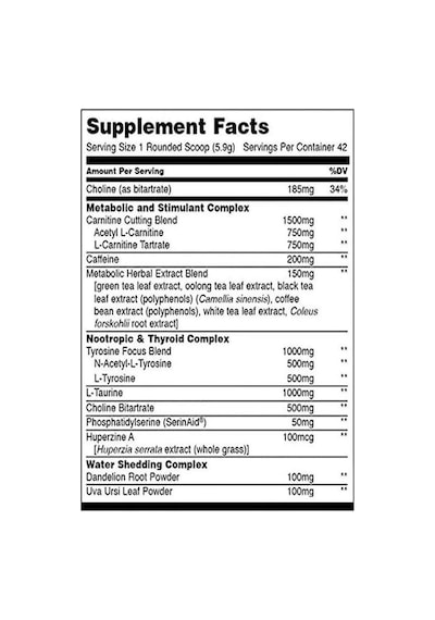 Universal Animal Cuts Ripped Powder Fat Burner Toz Form