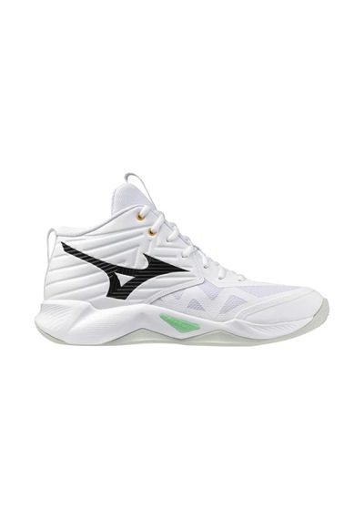 Mizuno Wave Momentum Pro Mıd Erkek Voleybol Ayakkabısı Beyaz Çok Renkli