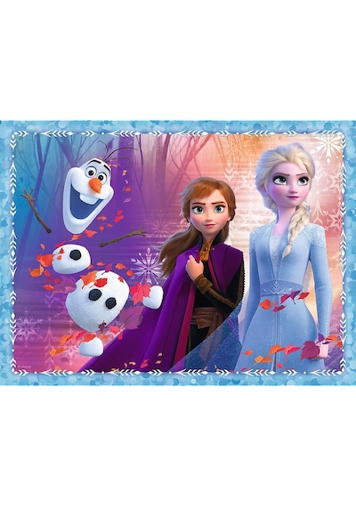 Frozen 2, A Mysterious Land 2 In 1 Puzzle 30+48 Parça Standart