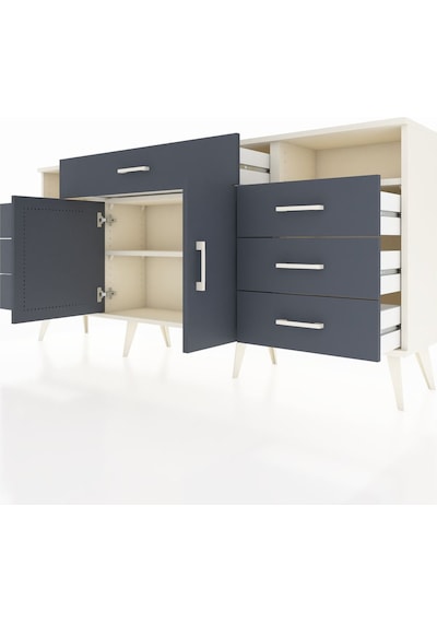 Arges Konsol 4 Raflı 7 Çekmeceli 2 Kapaklı 176x30x83 Aytaşı-antrasit/antrasit Antrasit/antrasit Arges Konsol 4 Raflı 7 Çekmeceli 2 Kapaklı 176x30x83 Aytaşı-antrasit/antrasit Antrasit/antrasit