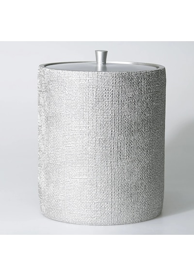 By Selim Natural Gümüş 5 Parça Polyester Banyo Seti Gümüş
