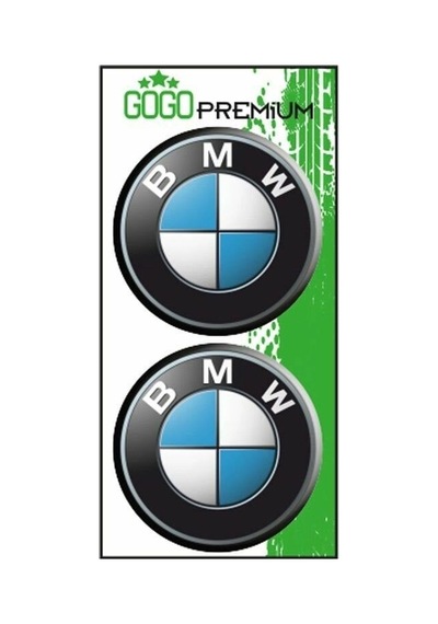 Bmw Uyumlu 7x7 Cm İkili Damla Etiket Siyah