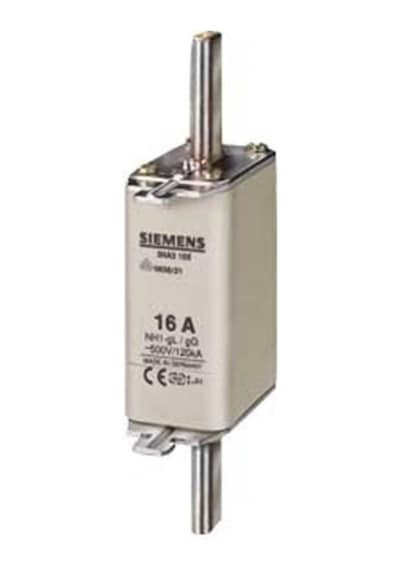 Siemens 3Na3130 Steatit Seramik Gövdeli Nh Bıçaklı Sigorta Buşonu 100A Boy 1 Genişlik 30Mm