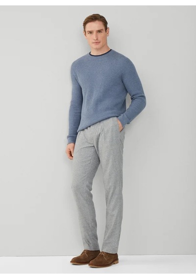 Hackett Mavi Erkek Bisiklet Slim Fit Kazak Hm703093