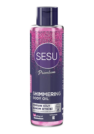 Sesu Simli Vücut Bakım Yağı 150 ML