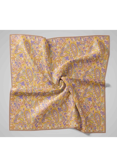 Silk Home Twill İpek Eşarp 11478-23 Somon, Eflatun, Vizon, Sarı, Limon Sarısı, Mint