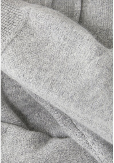 Loulou Studio Lüks Kaşmir Örgü Kapüşonlu Sweatshirt - Gri