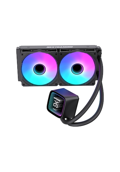 Ng-240c Nitro Cool 240mm Argb Fanlı Derece Göstergeli Sıvı Cpu Soğutucu Siyah