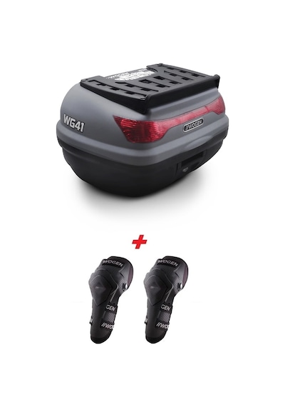 Wogen Wg41 Basic Arka Çanta 41 Litre Nardo Gri + Karbon Dizlik Siyah
