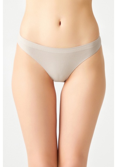 Los Ojos Ten Fitilli Seamless Klasik Külot Ribbed Classic Ten