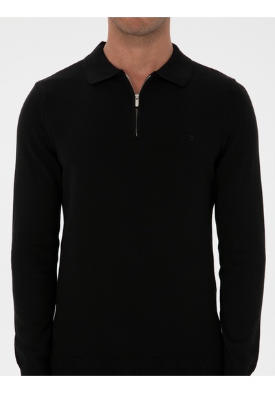 Pierre Cardin Erkek Siyah Kazak /triko 50315406-vr046 Siyah