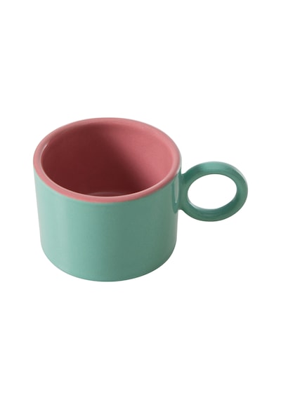 Mudo Home Colourful Kupa - Turkuaz 205ml Çok Renkli
