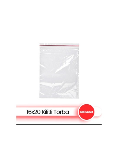 Kilitli Poşet 16x20 30 Mic. 600 Ad.
