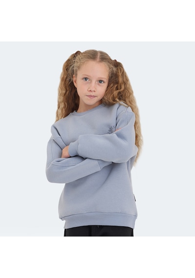 Slazenger LONE Çocuk  Taş Gri Sweatshirt