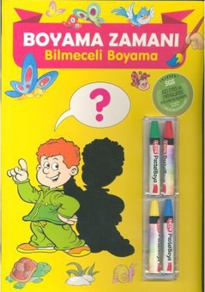Boyama Zamanı: Bilmeceli Boyama- Parıltı Yayınları