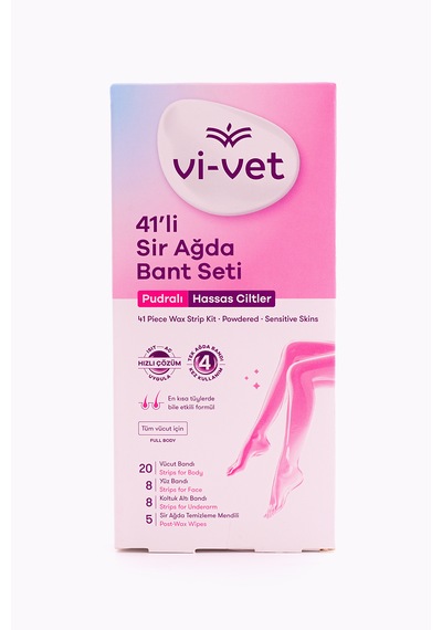 Vi-vet Pudralı 41'li Sir Ağda Bant Seti