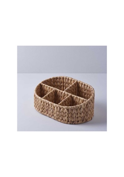 Willow Bölmeli Sepet 32 22 8/14 Cm Kahverengi
