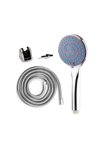 Single El Duşu Başlığı - 150 Cm Örgülü Duş Spirali Hortumu 2&apos Li Set