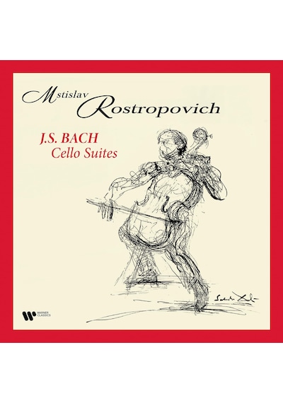 Mstislav Rostropovich - Bach Cello Suites 4 Lp Set Plak