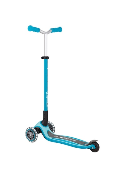 Globber Master Işıklı Katlanabilir Scooter - Okyanus Mavisi Mavi