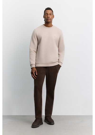 Avva Erkek Taş Bisiklet Yaka 3 İplik Şardonlu -5 Dereceye Dayanıklı Regular Fit Sweatshirt A62y1291