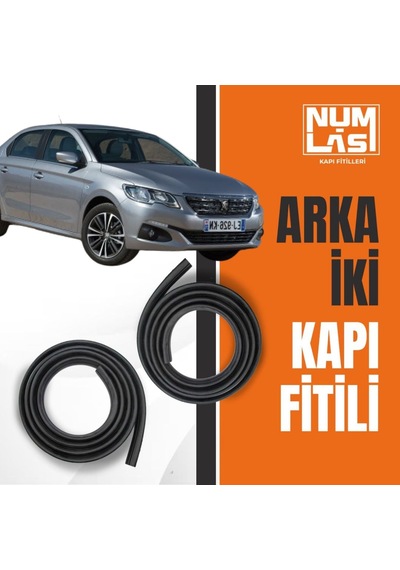 Peugeot 301 Arka Iki Kapı Fitili-a Kalite-numlas-nm3612