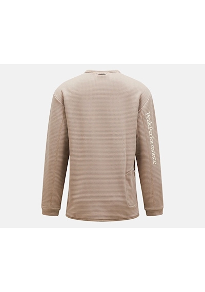 Peak Performance W Traıl Polartec Crew Kadın Günlük Sweatshirt G79810010t Bej