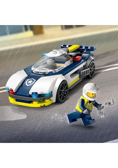 LEGO® City Polis Arabası ve Spor Araba Takibi 60415 6+ Yaratıcı Oyuncak Yapım Seti - 213 Parça