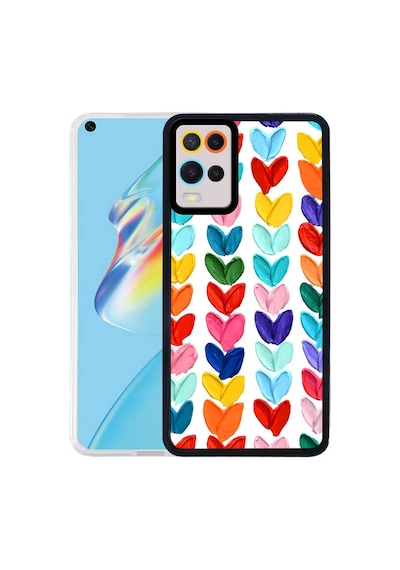 Zore A54 4g Kılıf Nvth M-fit Desenli Kapak - Heart No6