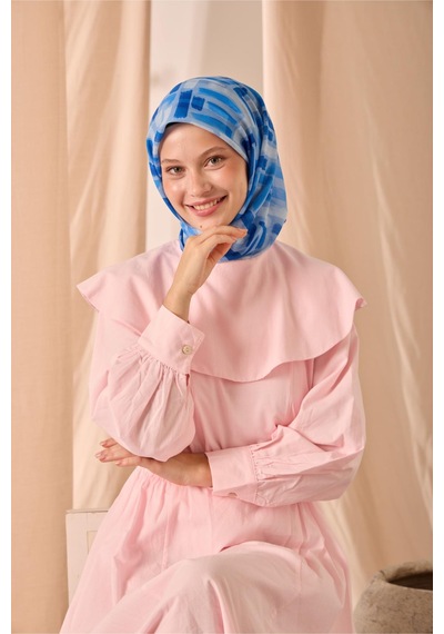 Silk Home Soft Eşarp 73096-19 Bebe Mavi, Saks, Gümüş, Mavi