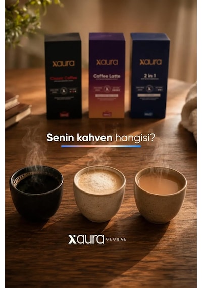 Xaura Global 2 İn 1 Coffe 20 Pcs 280 G Çekirdek