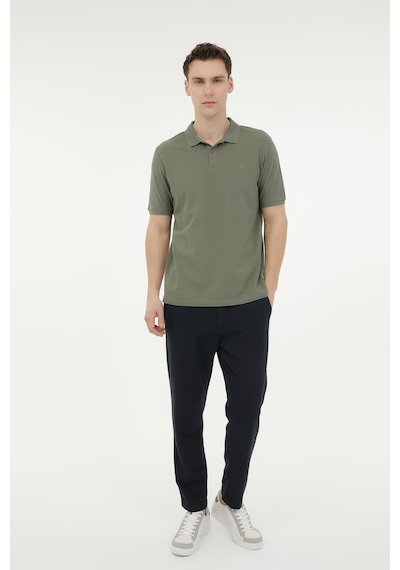 Lumberjack M-Ct953 Basıc P.T-Sh 4Fx Haki Erkek Kısa Kol T-Shirt 000000000101533535 Haki