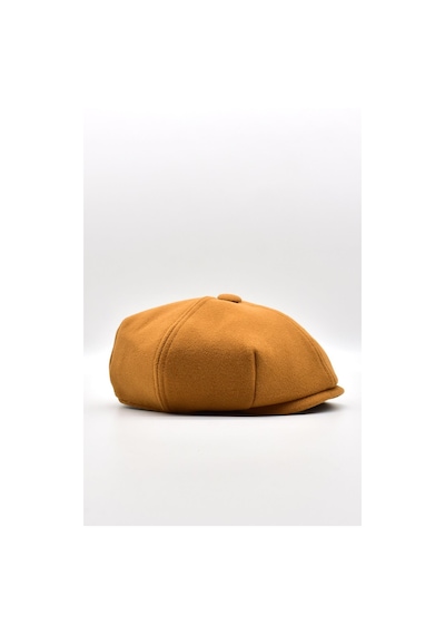 Külah Erkek Dökümlü Kışlık Newsie Kasket Premium Irish Flat Cap Şapka - Hardal